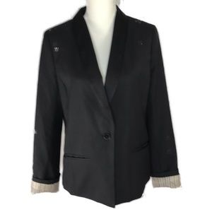 American Eagle Size Large Black  Boyfriend Blazer